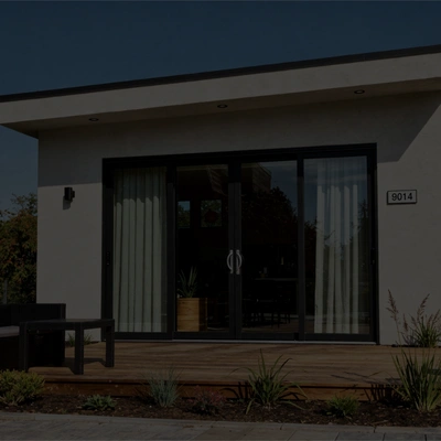  contemporary ADU exterior with glass doors and patio space in Los Angeles by Your ADU Guy