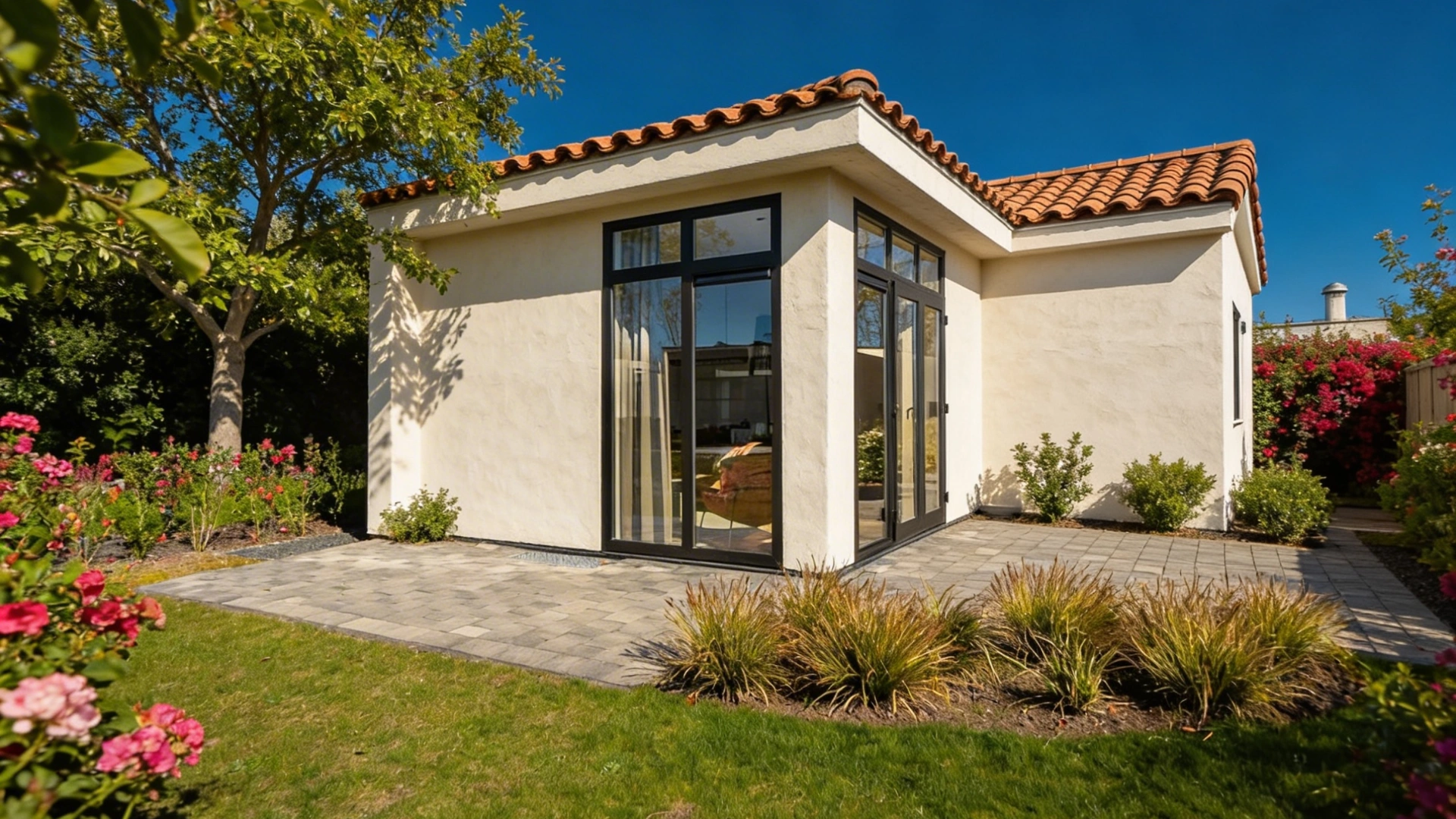 modern custom ADU with glass doors and patio space in Los Angeles by Your ADU Guy